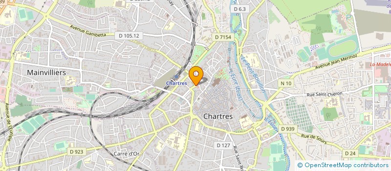 localisation de l'entreprise EURE ET LOIR NUMERIQUE à CHARTRES
