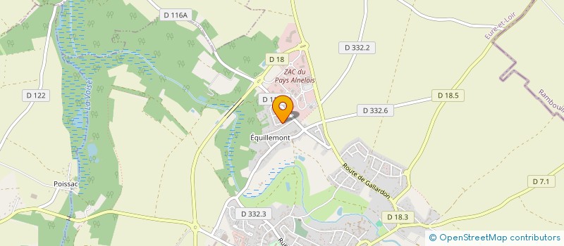 localisation de l'entreprise EURE ET LOIR TELECOM à AUNEAU-BLEURY-SAINT-SYMPHORIEN