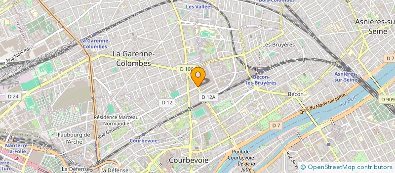 localisation de l'entreprise EURE ET LOIR THD à COURBEVOIE