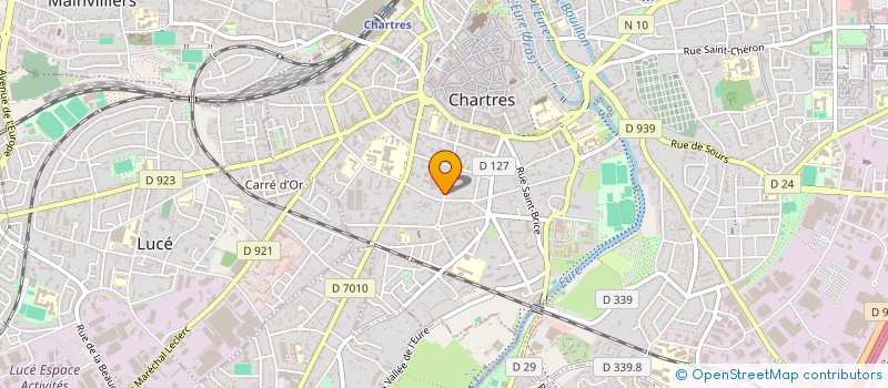 localisation de l'entreprise EURE ET LOIRE SERVICES à CHARTRES