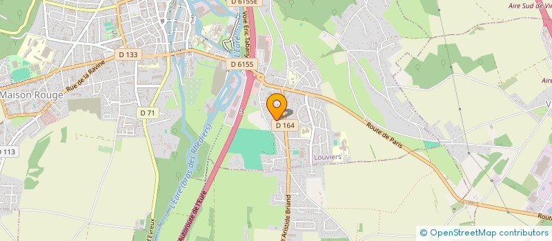 localisation de l'entreprise EURE FACADE  LOUVIERS