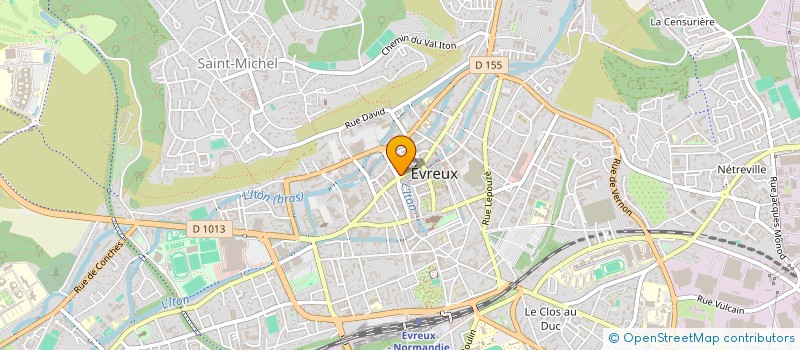 localisation de l'entreprise EURE INITIATIVE à EVREUX