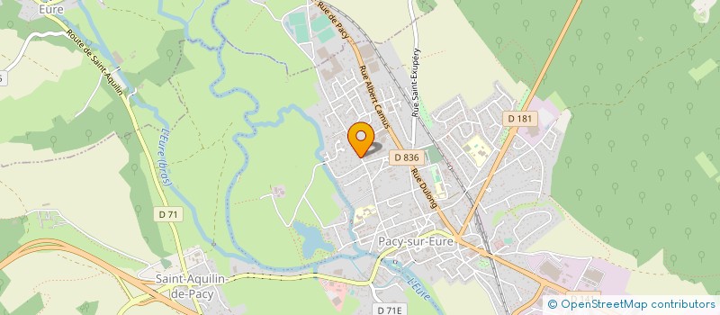 localisation de l'entreprise EURE INVESTING  PACY-SUR-EURE