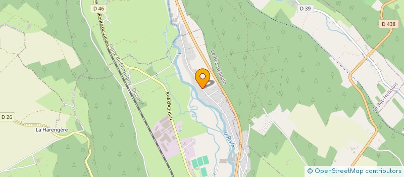 localisation de l'entreprise EURE JUDO  LA VIEILLE-LYRE