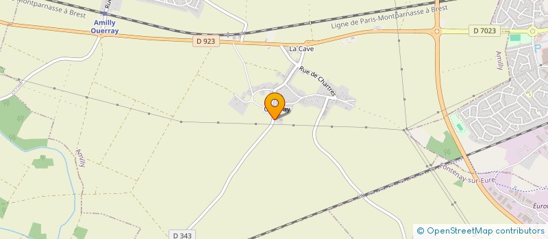 localisation de l'entreprise EURE & LOIR EXTENSION à AMILLY