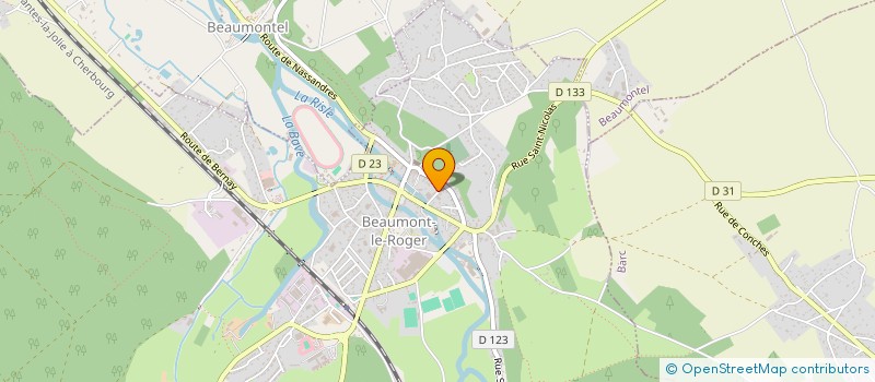 localisation de l'entreprise EURE M.S.P (MULTISERVICES A LA PERSONNE  BEAUMONT-LE-ROGER