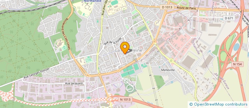 localisation de l'entreprise EURE-SOLID'ERE à EVREUX