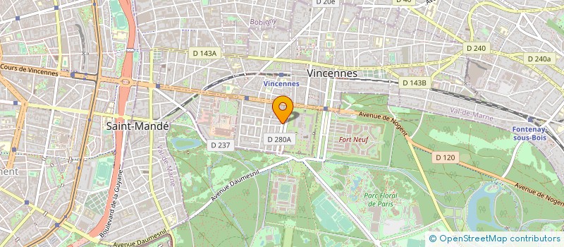 localisation de l'entreprise EUREA à VINCENNES
