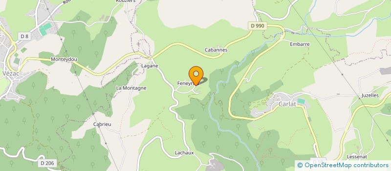 localisation de l'entreprise EUREAU SOURCES à TEISSIERES-LES-BOULIES