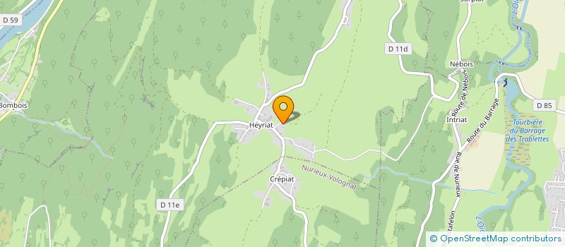 localisation de l'entreprise EURECA  SONTHONNAX-LA-MONTAGNE