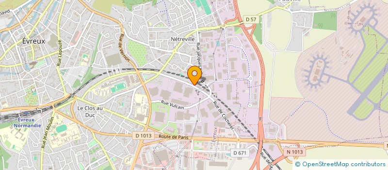 localisation de l'entreprise EURECAR à EVREUX