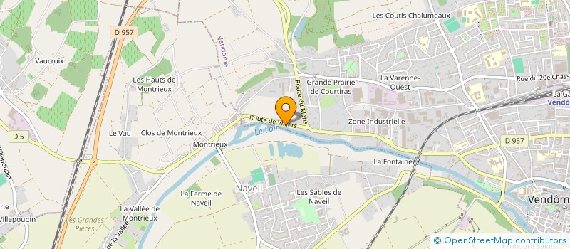 localisation de l'entreprise EURECART à VENDOME