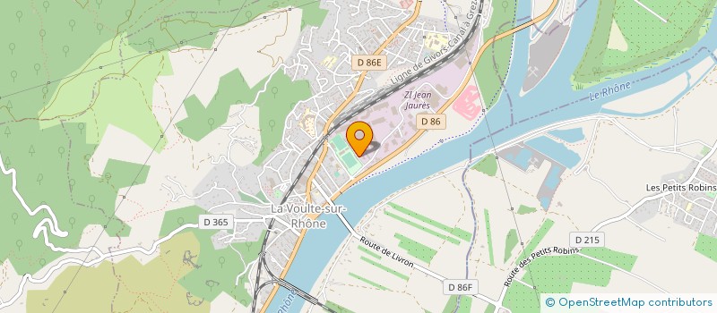 localisation de l'entreprise EURECAT FRANCE SAS  LA VOULTE-SUR-RHONE