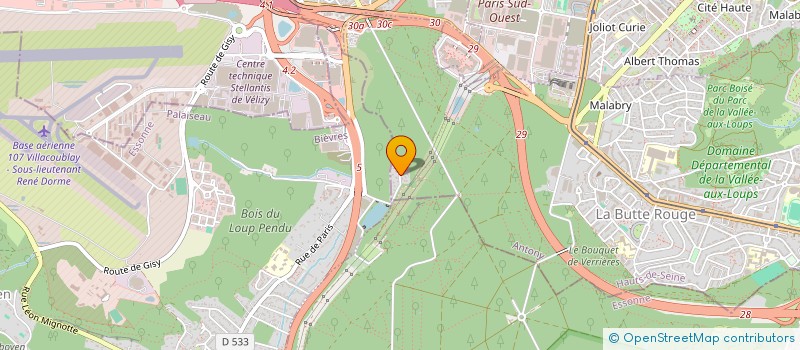 localisation de l'entreprise EURECOURS  CHATENAY-MALABRY