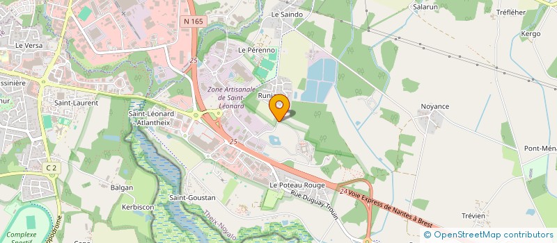 localisation de l'entreprise EUREDEN OEUF à THEIX-NOYALO