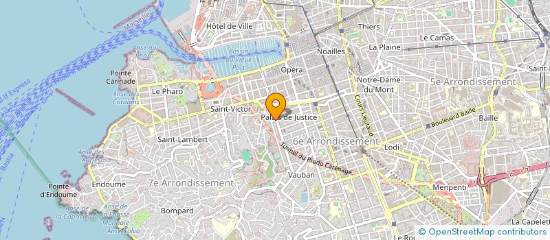localisation de l'entreprise EUREDIS à MARSEILLE