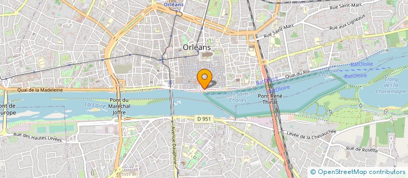 localisation de l'entreprise EUREKA à ORLEANS