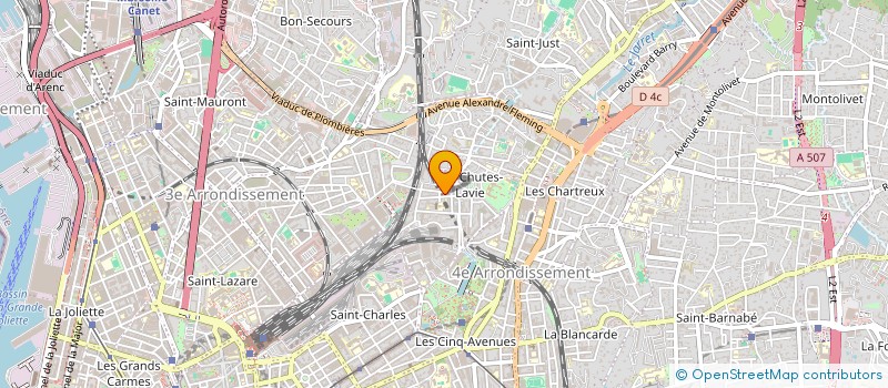 localisation de l'entreprise EUREKA à MARSEILLE