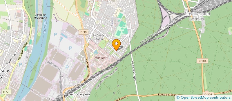 localisation de l'entreprise EUREKA à ACHERES