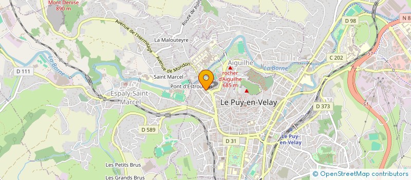 localisation de l'entreprise EUREKA 43 à LE PUY-EN-VELAY