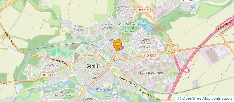 localisation de l'entreprise EUREKA  SENLIS