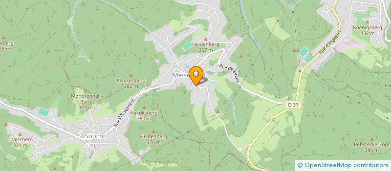 localisation de l'entreprise EUREKA  MEISENTHAL