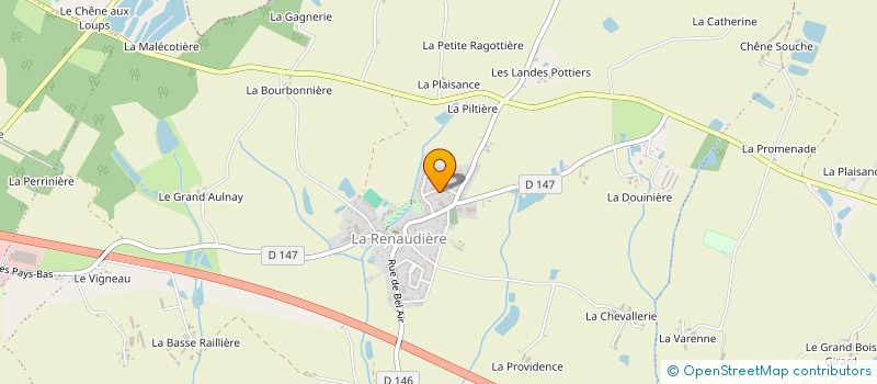 localisation de l'entreprise EUREKA à SEVREMOINE