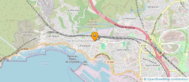 localisation de l'entreprise EUREKA à MARSEILLE