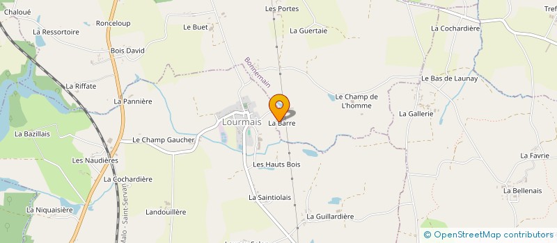 localisation de l'entreprise EUREKA  LOURMAIS