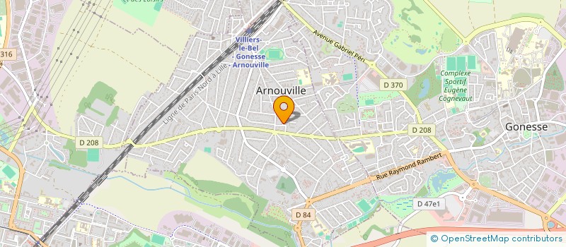 localisation de l'entreprise EUREKA  ARNOUVILLE