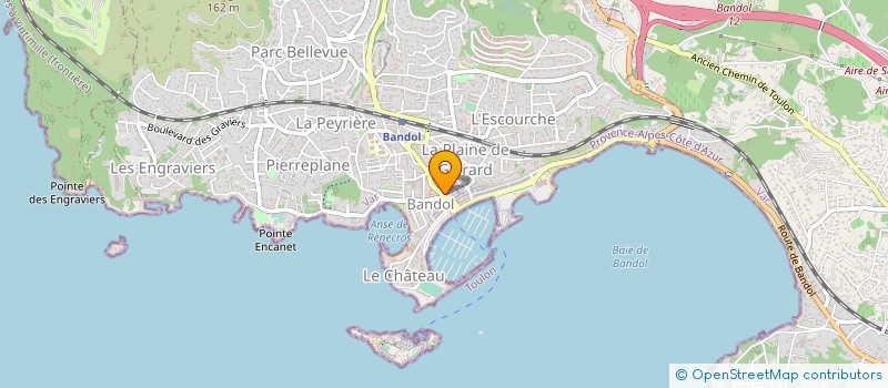 localisation de l'entreprise EUREKA  BANDOL