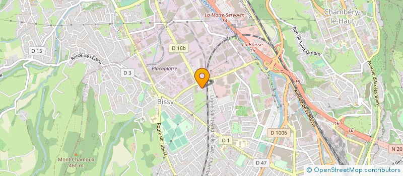 localisation de l'entreprise EUREKA à CHAMBERY