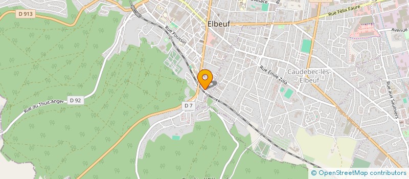 localisation de l'entreprise EUREKA  ELBEUF