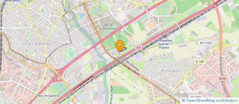 localisation de l'entreprise EUREKA CONSEIL à MONTPELLIER