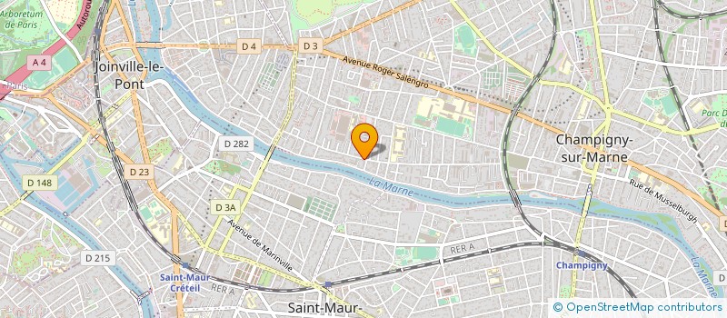 localisation de l'entreprise EUREKA'COURS à CHAMPIGNY-SUR-MARNE