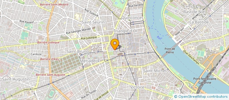 localisation de l'entreprise EUREKA EXPRESS à BORDEAUX