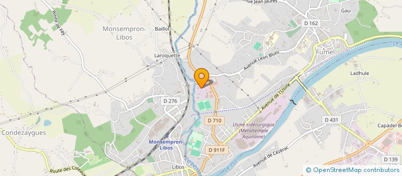 localisation de l'entreprise EUREKA FORMATION à FUMEL