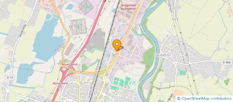 localisation de l'entreprise EUREKA INN.  MURET