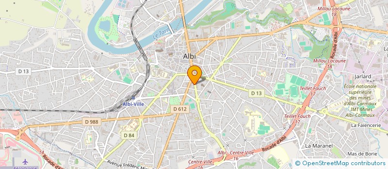 localisation de l'entreprise EUREKA JOB à ALBI