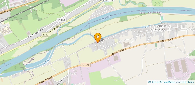 localisation de l'entreprise EUREKA PERMA à CRIQUEBEUF-SUR-SEINE