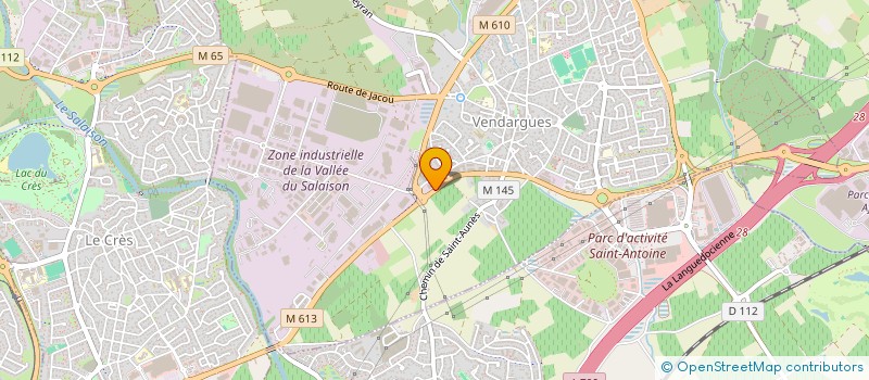 localisation de l'entreprise EUREKA PISCINES à VENDARGUES