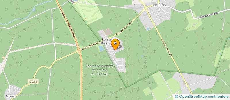 localisation de l'entreprise EUREKA PRO  LE PIAN MEDOC