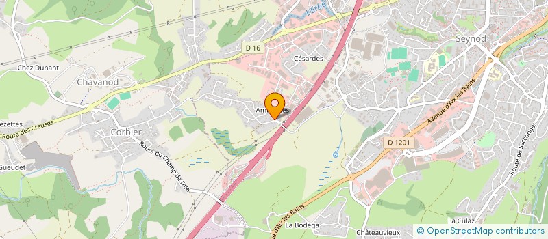 localisation de l'entreprise EUREKA PROJECT à LA RAVOIRE