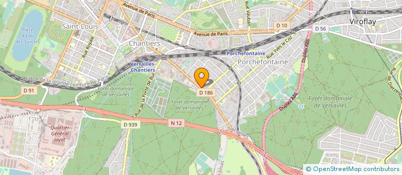 localisation de l'entreprise EUREKA SANTE à VERSAILLES