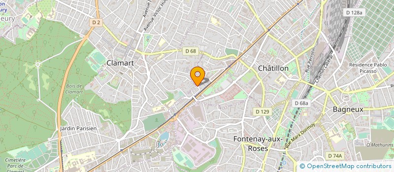 localisation de l'entreprise EUREKA SARL  CHATILLON