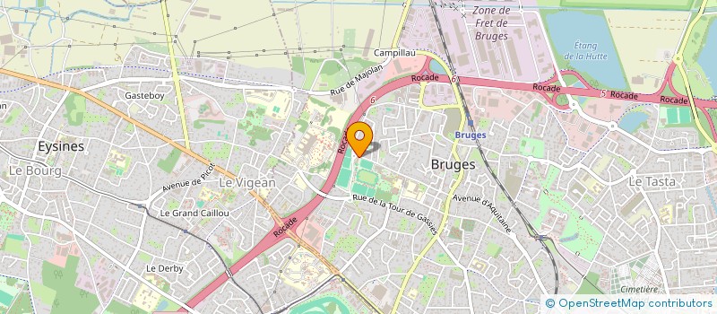 localisation de l'entreprise EUREKA SERVICES à BRUGES
