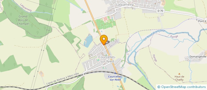 localisation de l'entreprise EUREKA SERVICES  COURCELLES-SUR-NIED