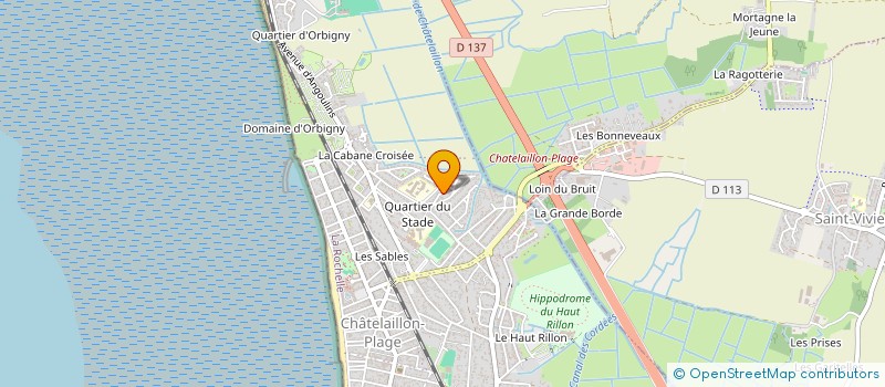 localisation de l'entreprise EUREKA SPORTS LOISIRS CONCEPT à CHATELAILLON-PLAGE