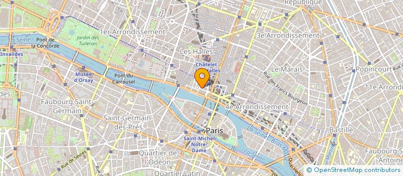 localisation de l'entreprise EUREKA SYSTEMES SA à PARIS