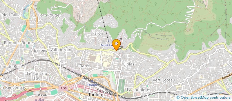 localisation de l'entreprise EUREKA TRANSPORTS  TOULON